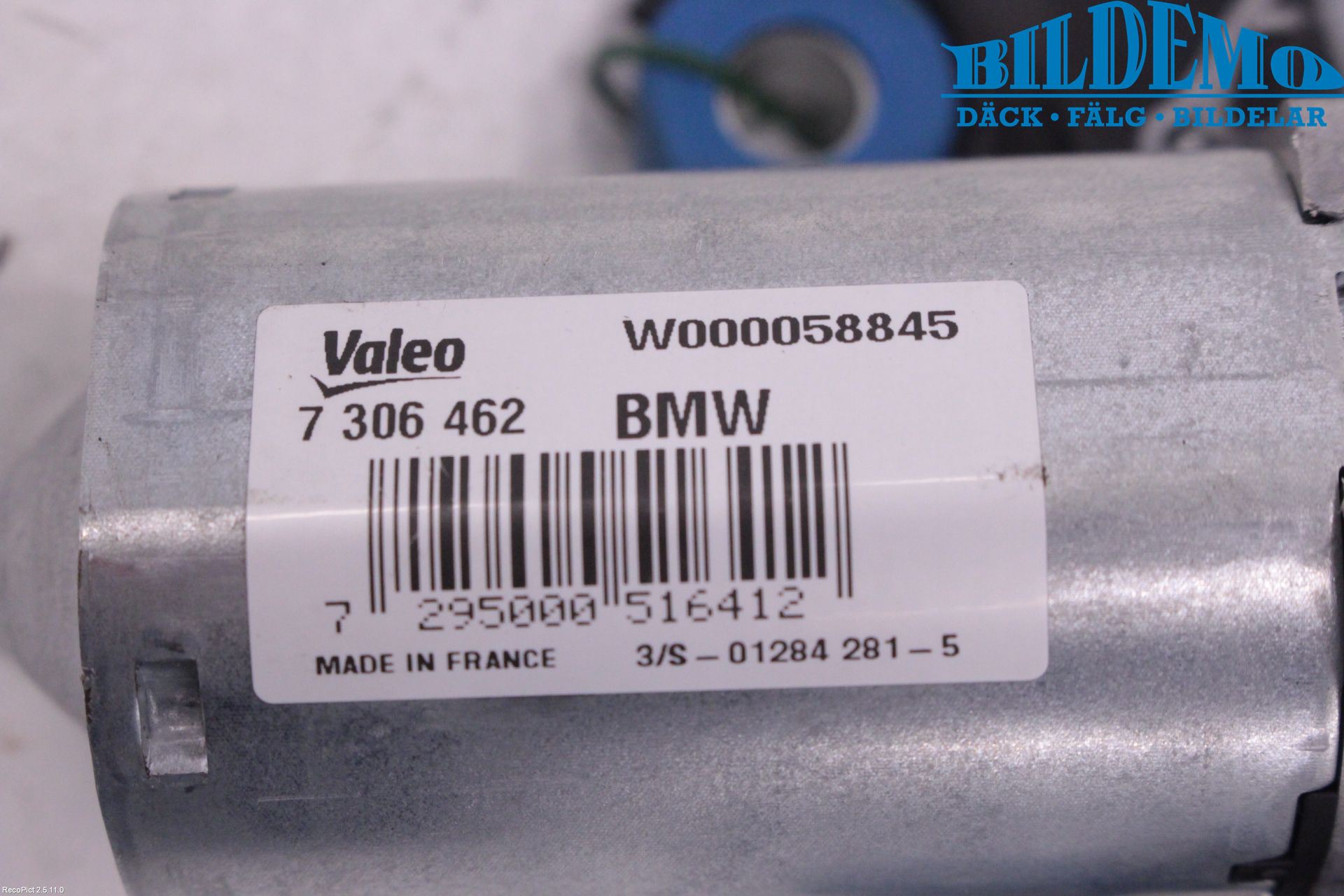 BMW i3 I01 13-22 Torkarmotor Baklucka