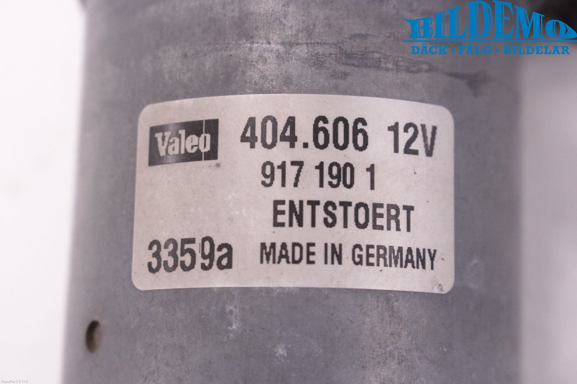 Volvo S80 99-03 Torkarmotor Vindruta