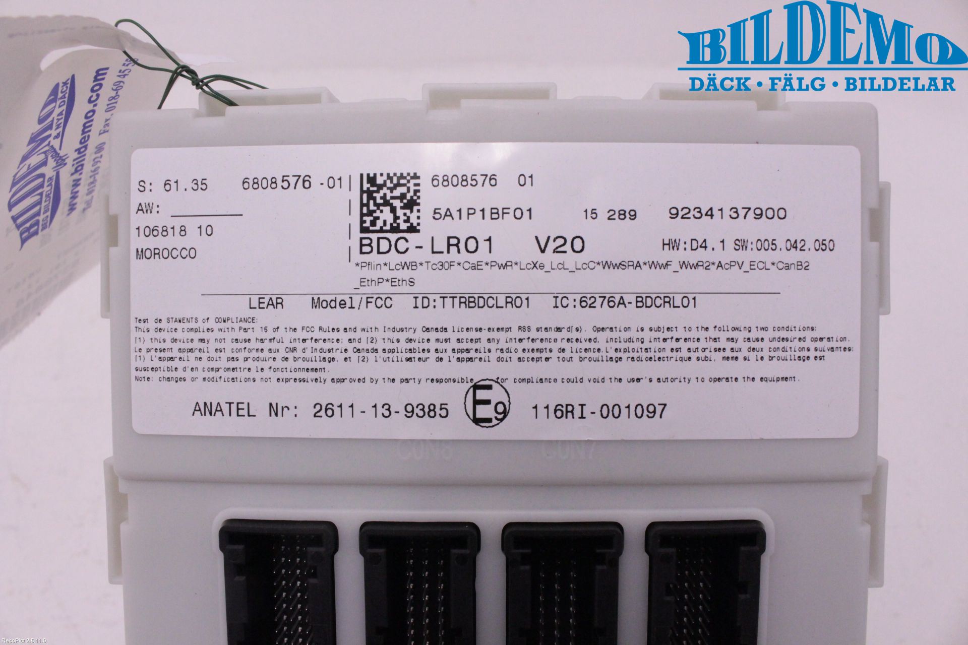 BMW i3 I01 13-22 Styrenhet Övrigt