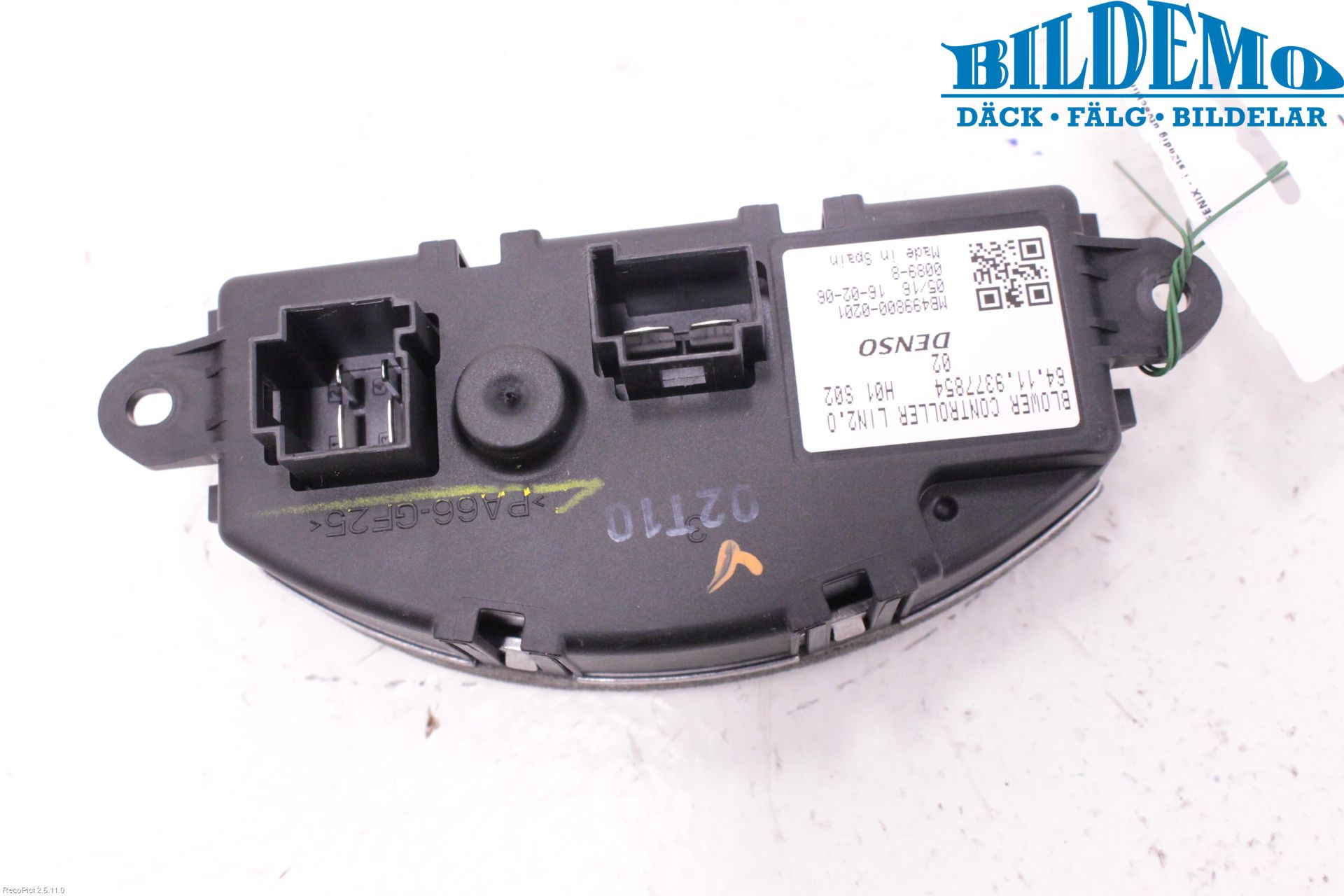 BMW i3 I01 13-22 Värmefläktsmotstånd