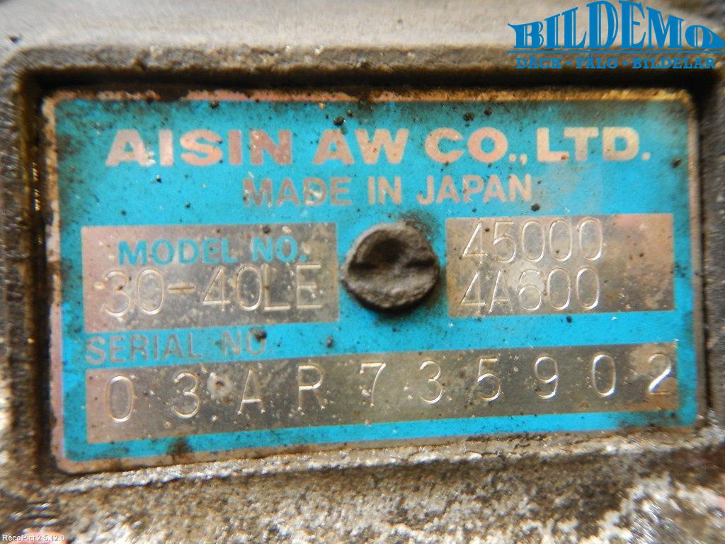 Kia SORENTO 03-09 Växellåda Automat