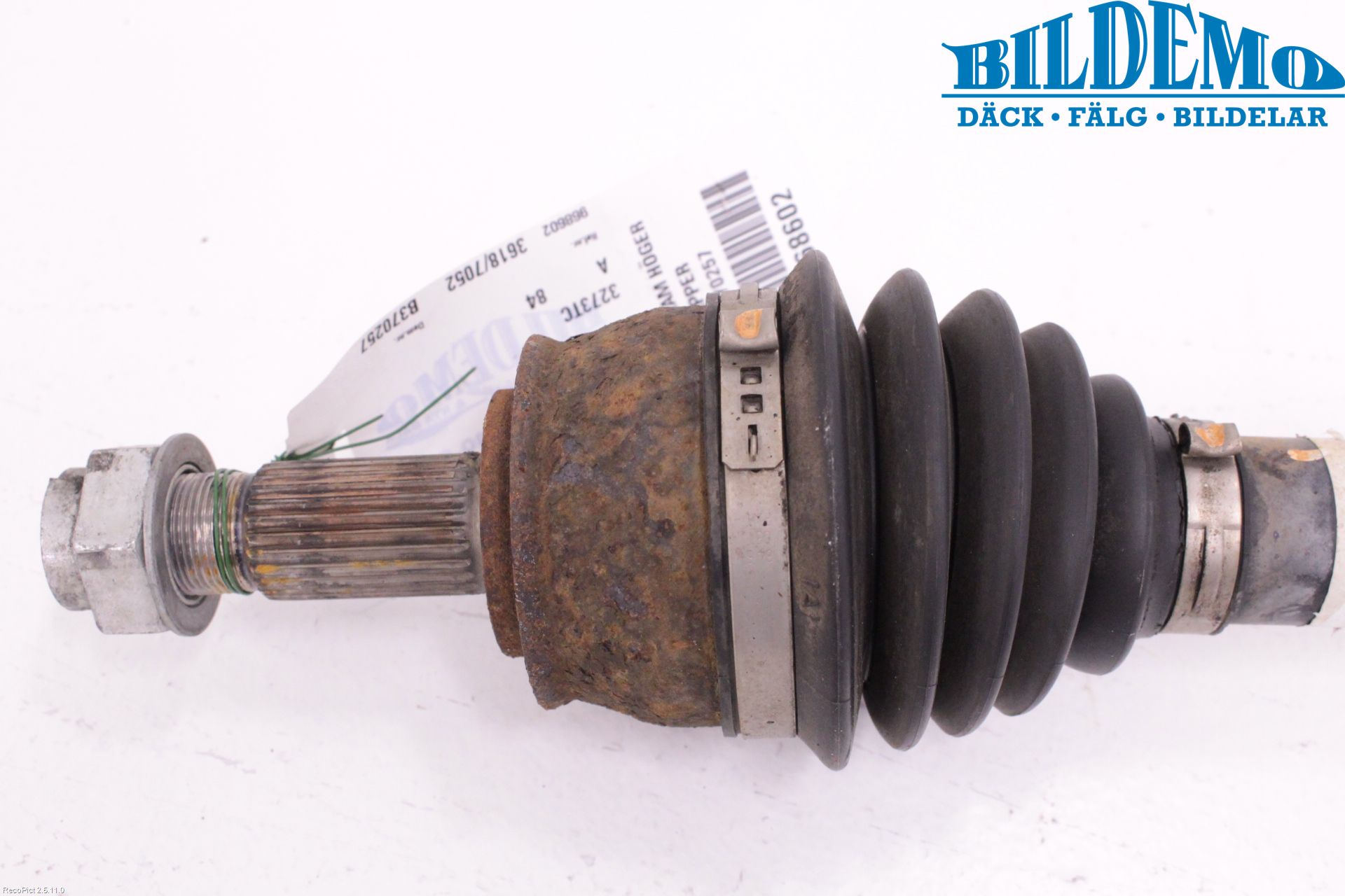 Peugeot BIPPER Drivaxel Fram Höger