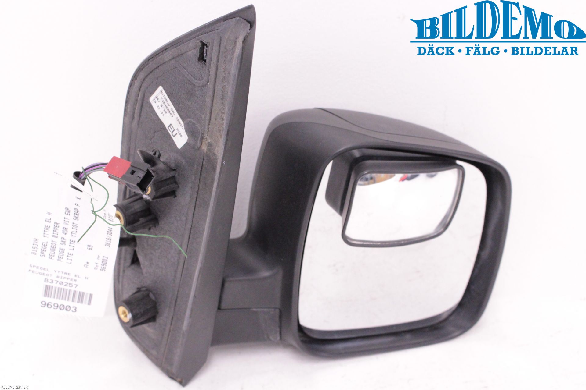 Peugeot BIPPER Spegel Yttre El Hö