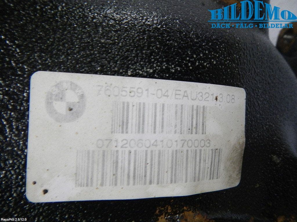 BMW 1 F20/F21 11-19 Bakväxel-Diff