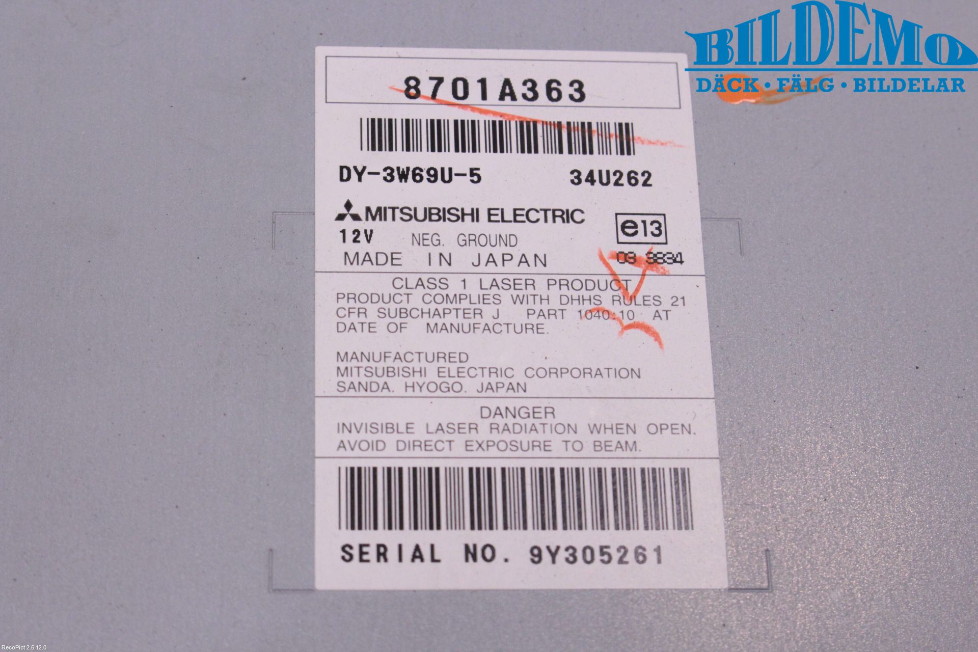 Mitsubishi LANCER 07-14 Cd Radio - Multimediapanel