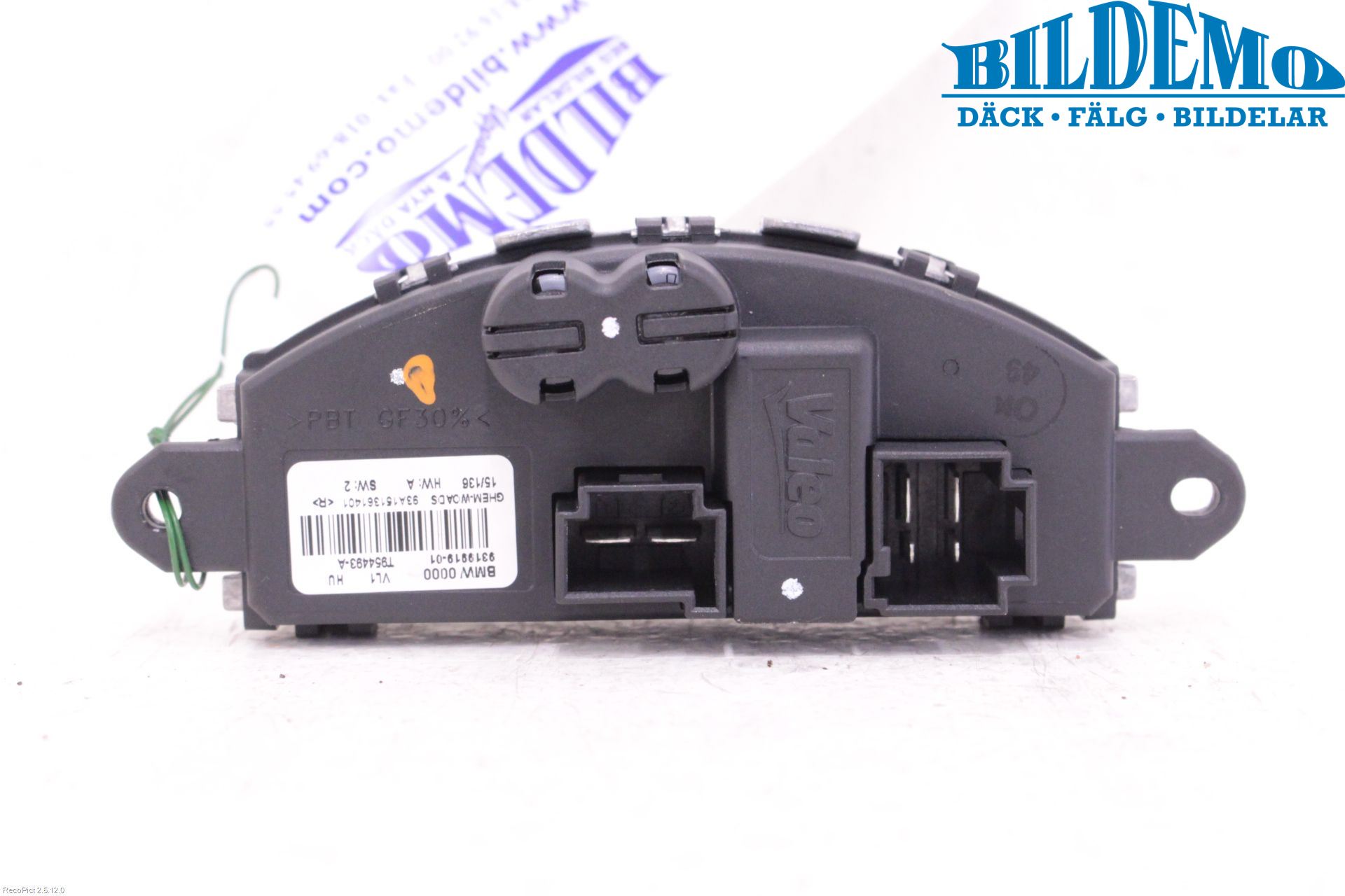 BMW 1 F20/F21 11-19 Värmefläktsmotstånd