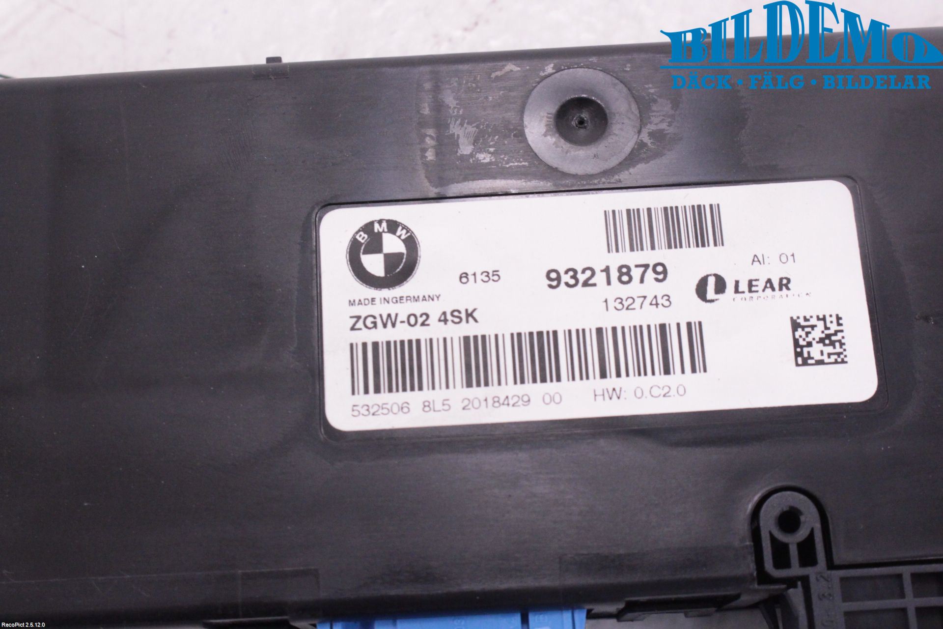 BMW 5 F10/F11/F18 09-17 Styrenhet Övrigt