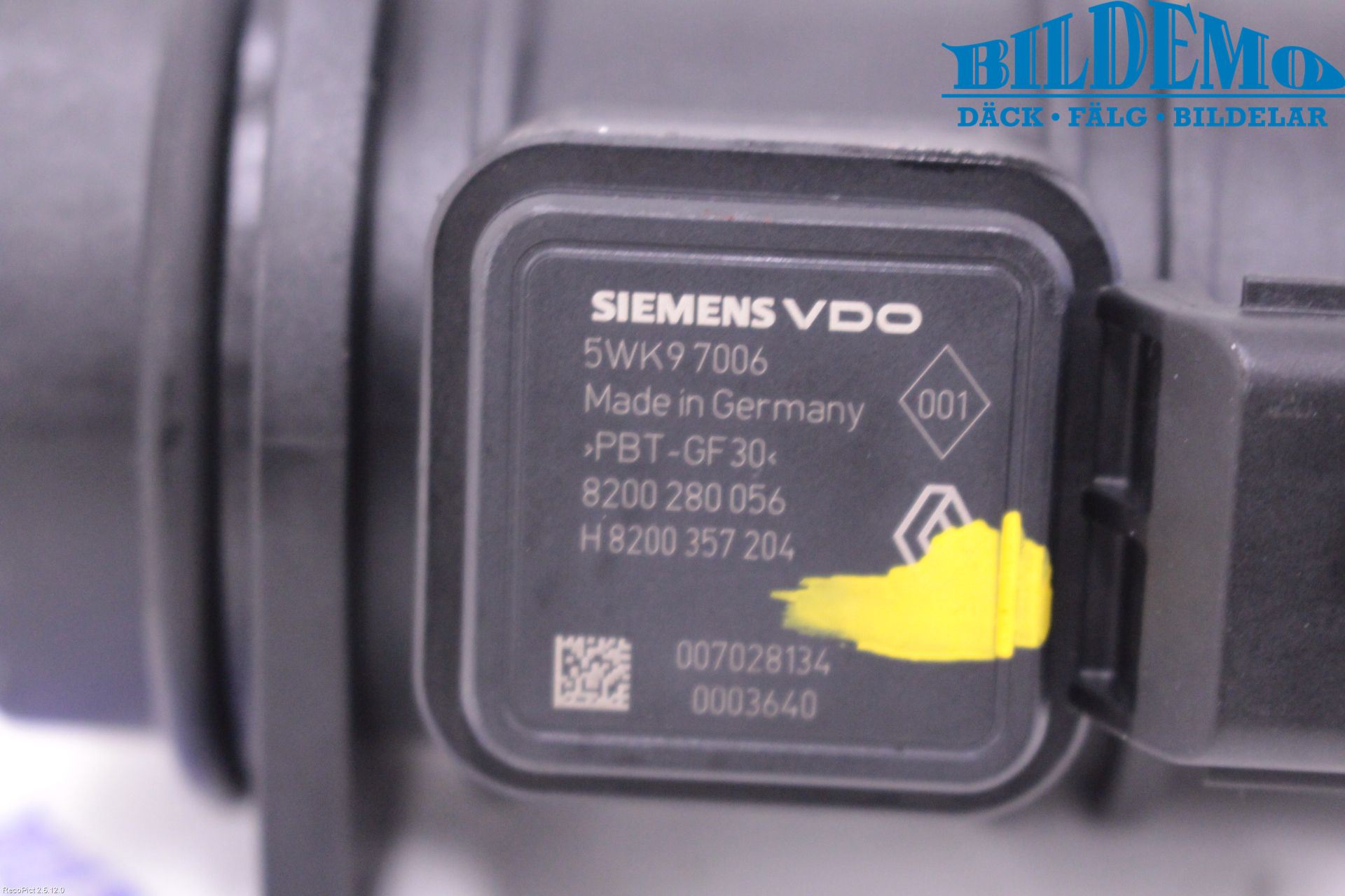 Nissan KUBISTAR Injluftmassamätare