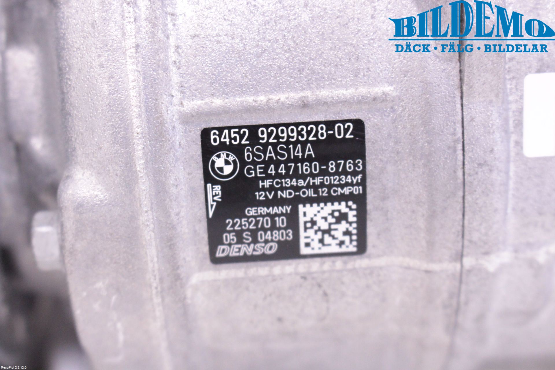 BMW 1 F20/F21 11-19 Ac Kompressor