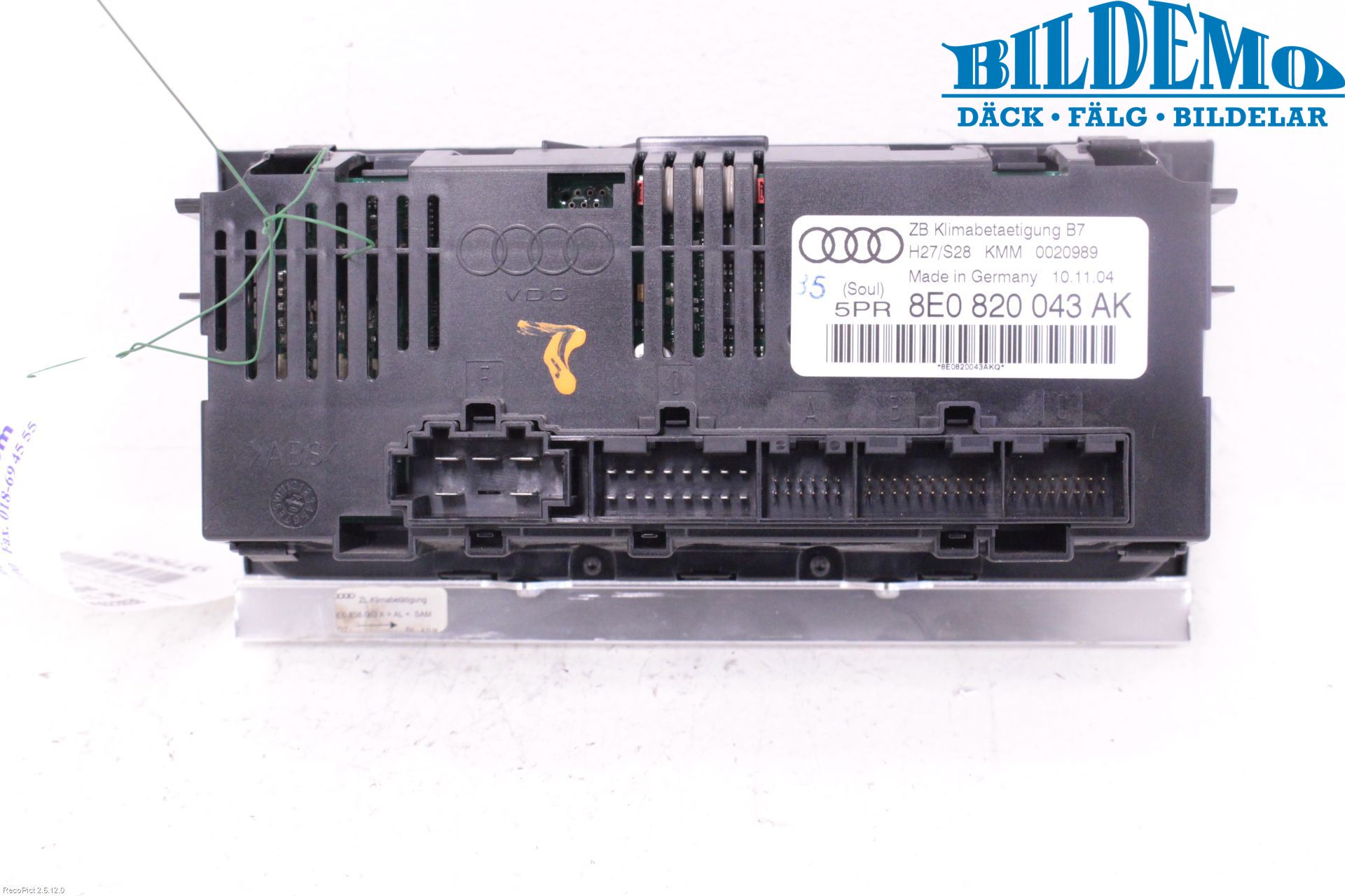 Audi A4/S4 05-07 Ac Styrenhet Ac Manöveren