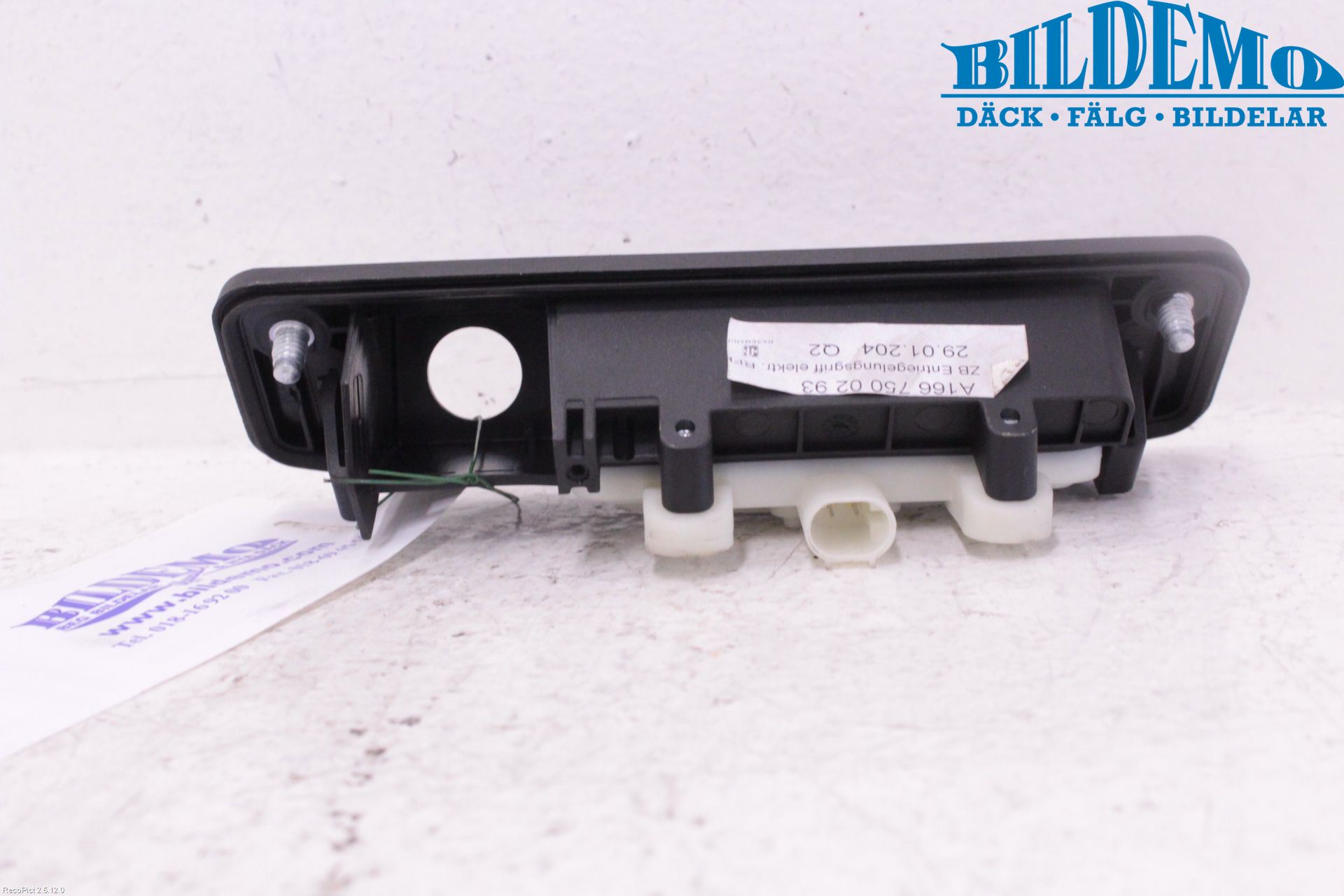 Mercedes-Benz MB GLK-KLASS (X204) 08-16 Bakluckehandtag