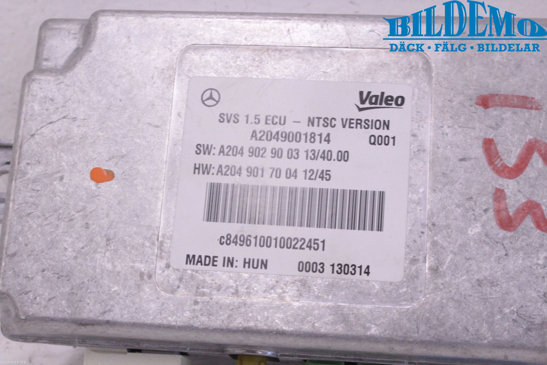 Mercedes-Benz MB GLK-KLASS (X204) 08-16 Styrenhet Parkeringshjälp