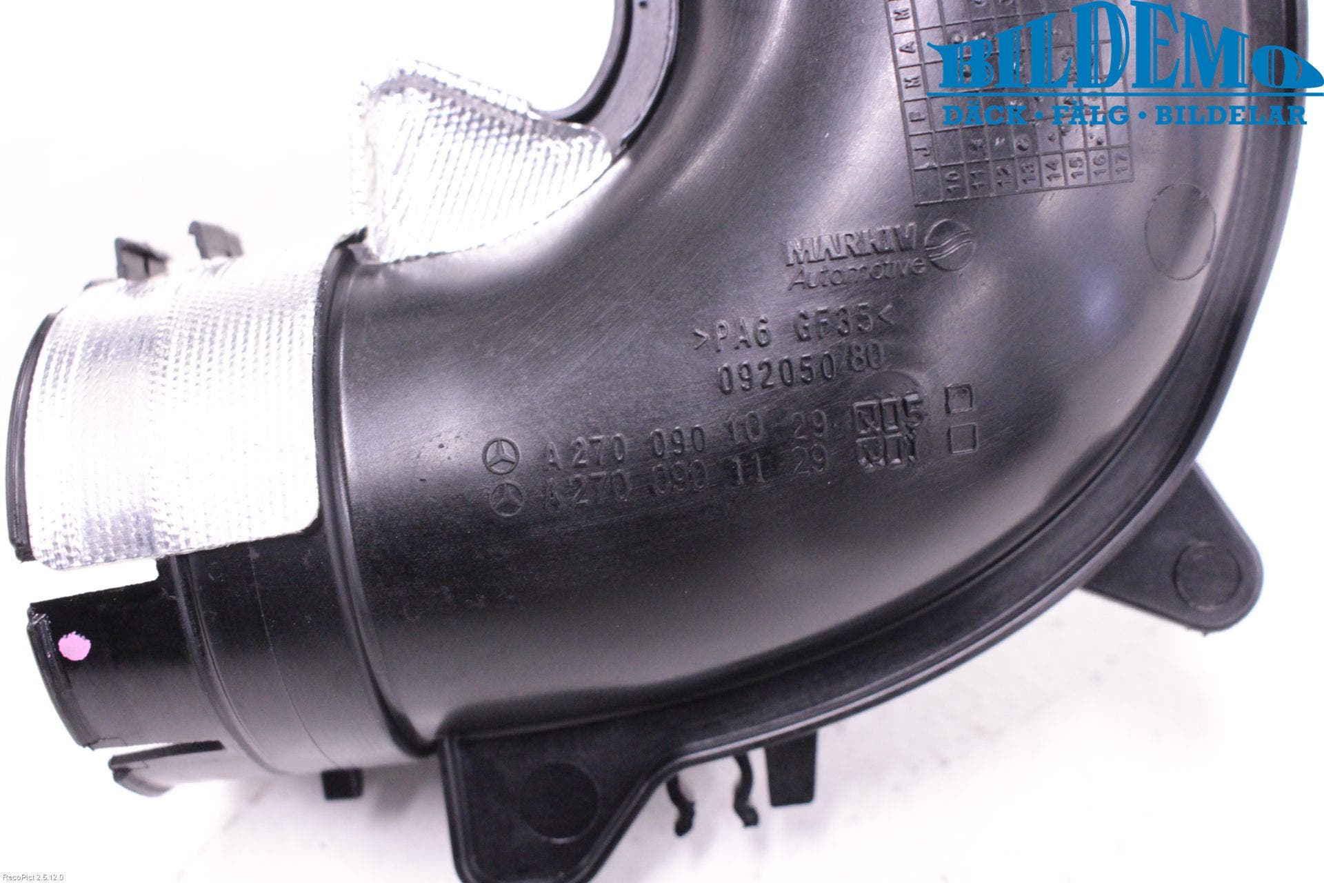 Mercedes-Benz MB A-KLASS (W176) 13-18 Injgummibälg-Slang