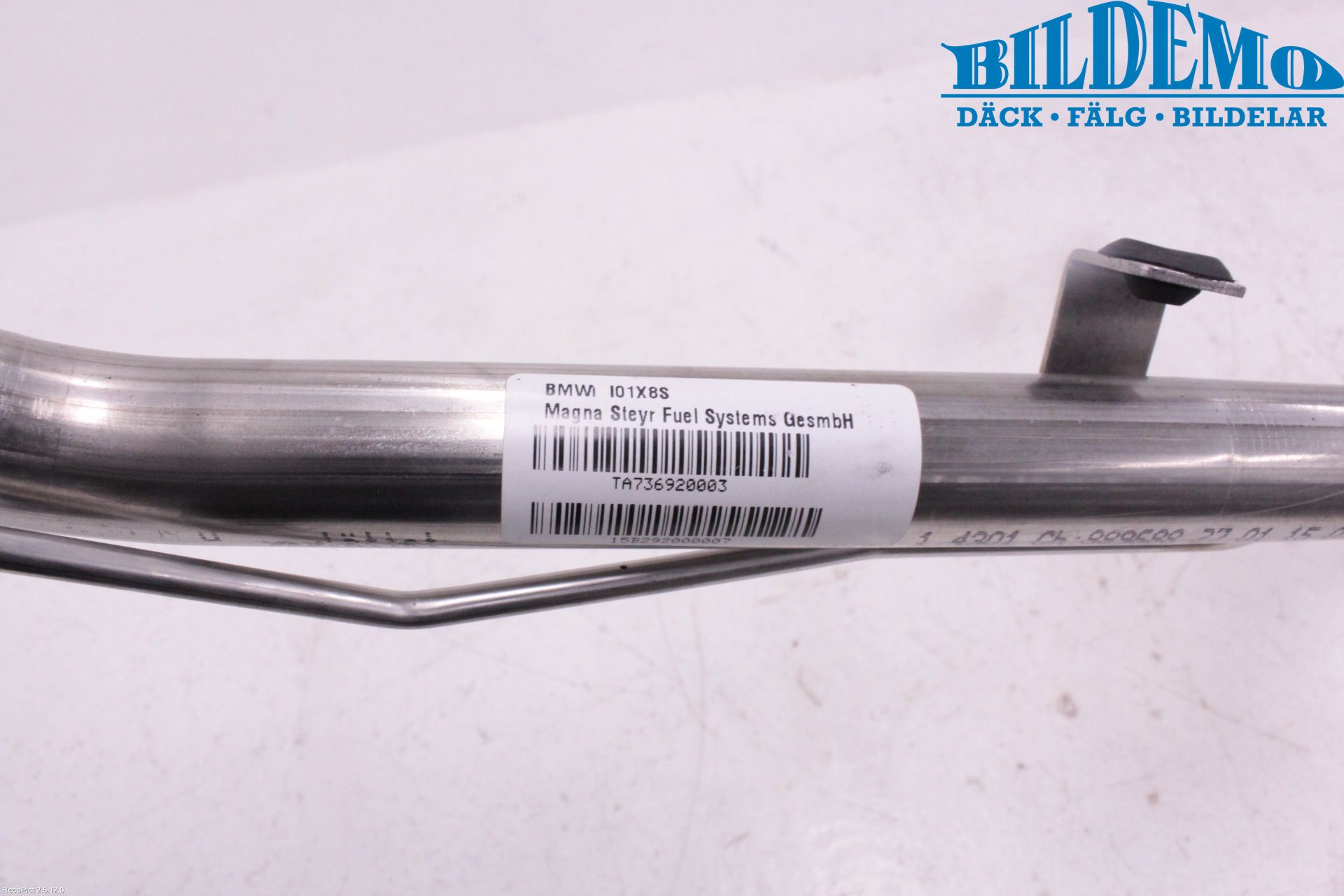 BMW i3 I01 13-22 Bränslepåfyllnrör-Slang