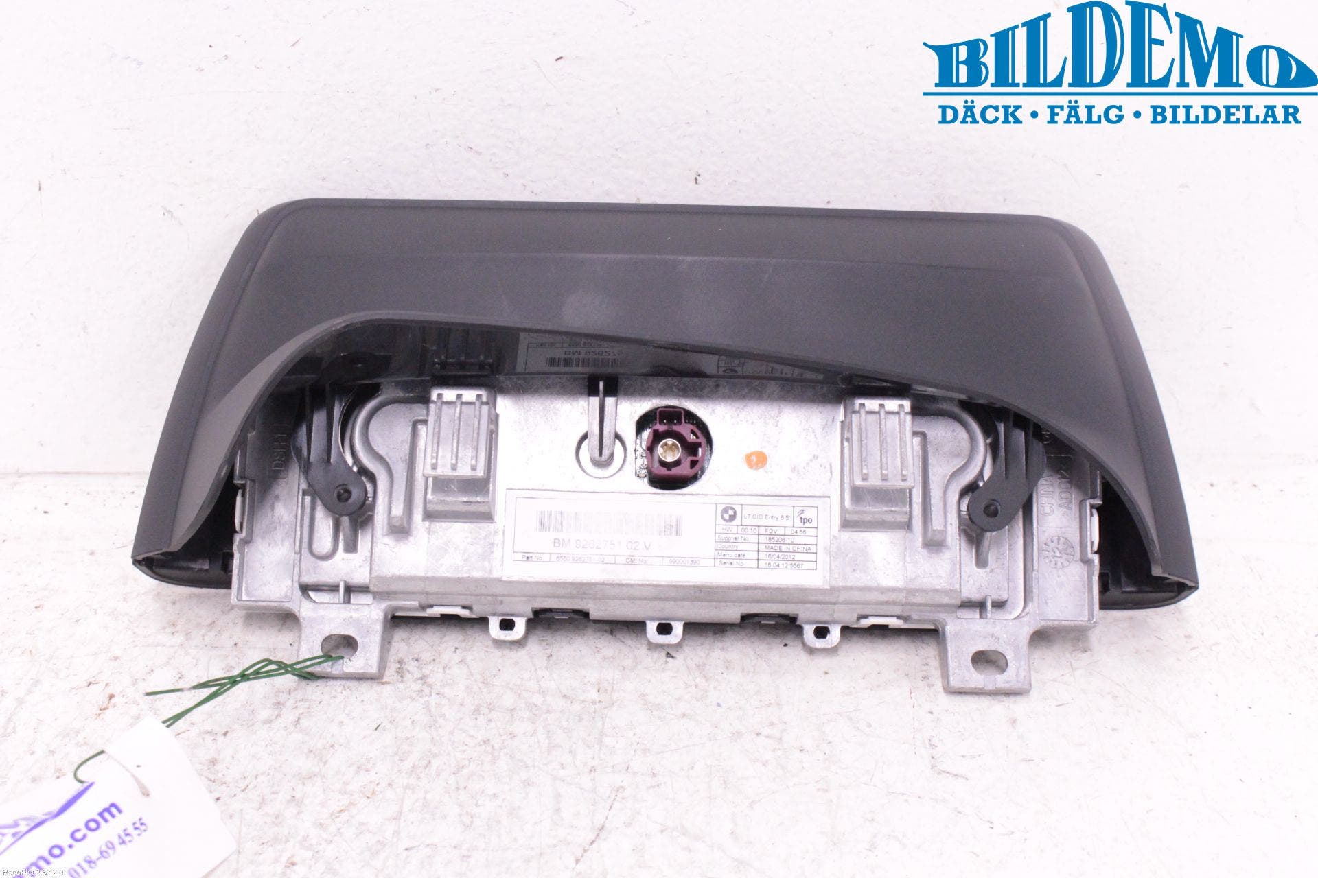 BMW 1 F20/F21 11-19 Bildskärm