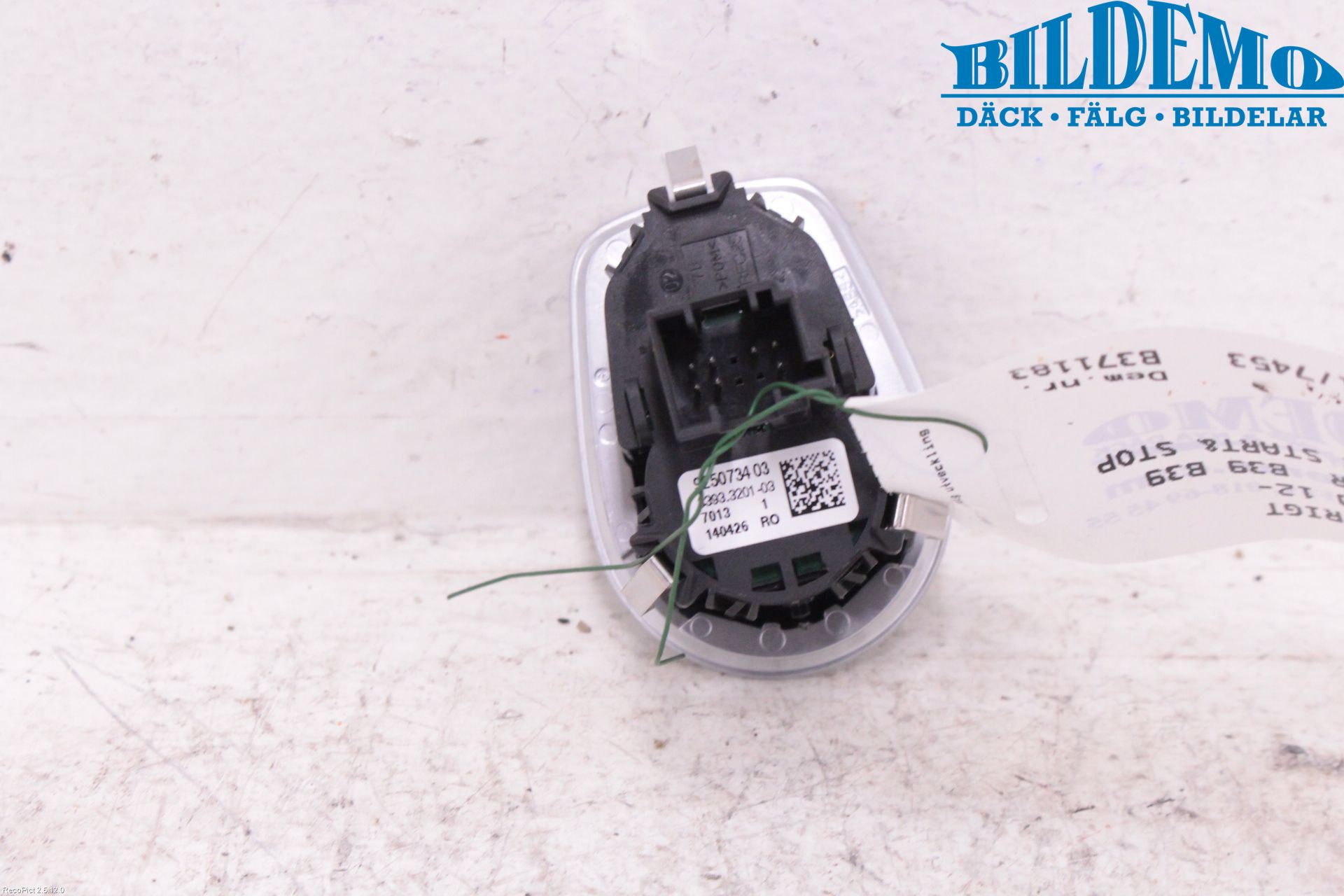 BMW 3 F30/F31/F80 12-19 Startknapp Personbil