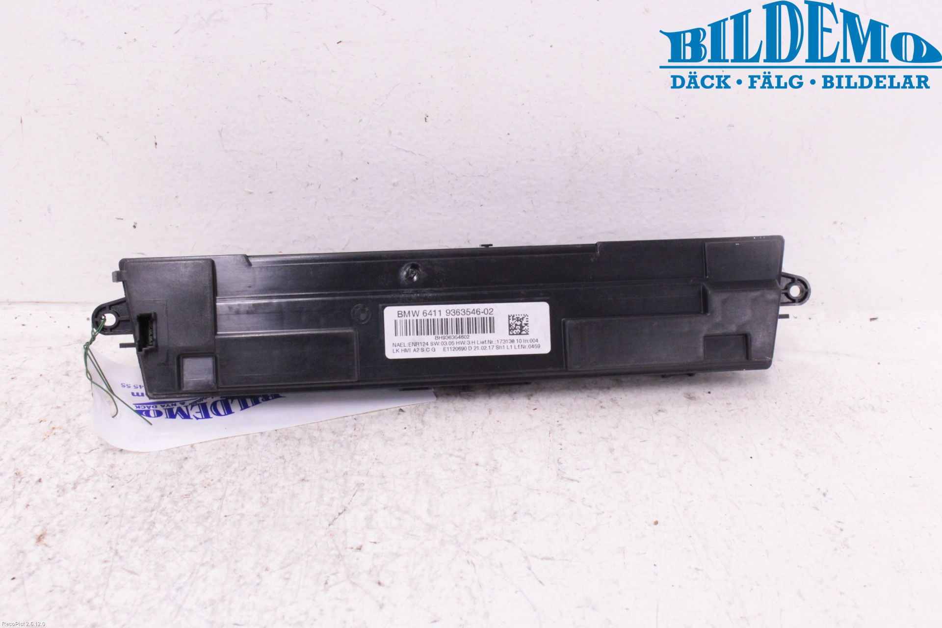 BMW 3 F30/F31/F80 12-19 Ac Styrenhet Ac Manöveren