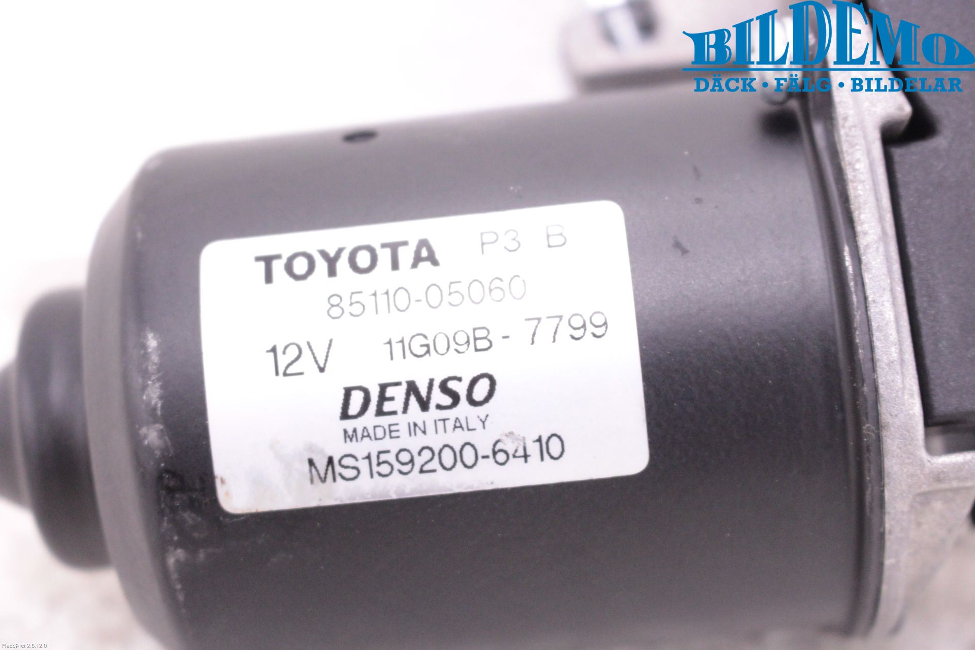 Toyota AVENSIS 03-06 Torkarmotor Vindruta