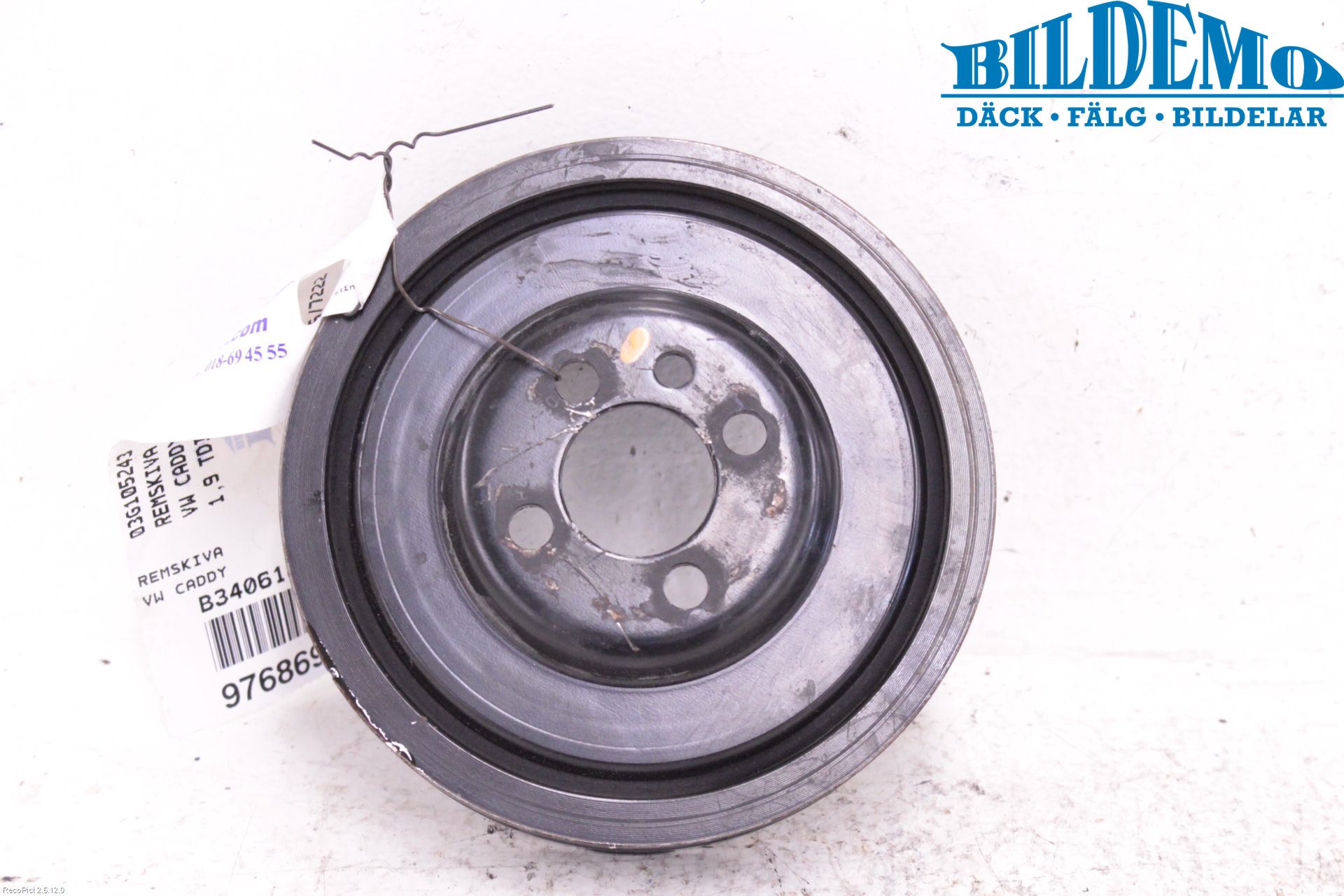 Volkswagen VW CADDY      04-10 Remskiva