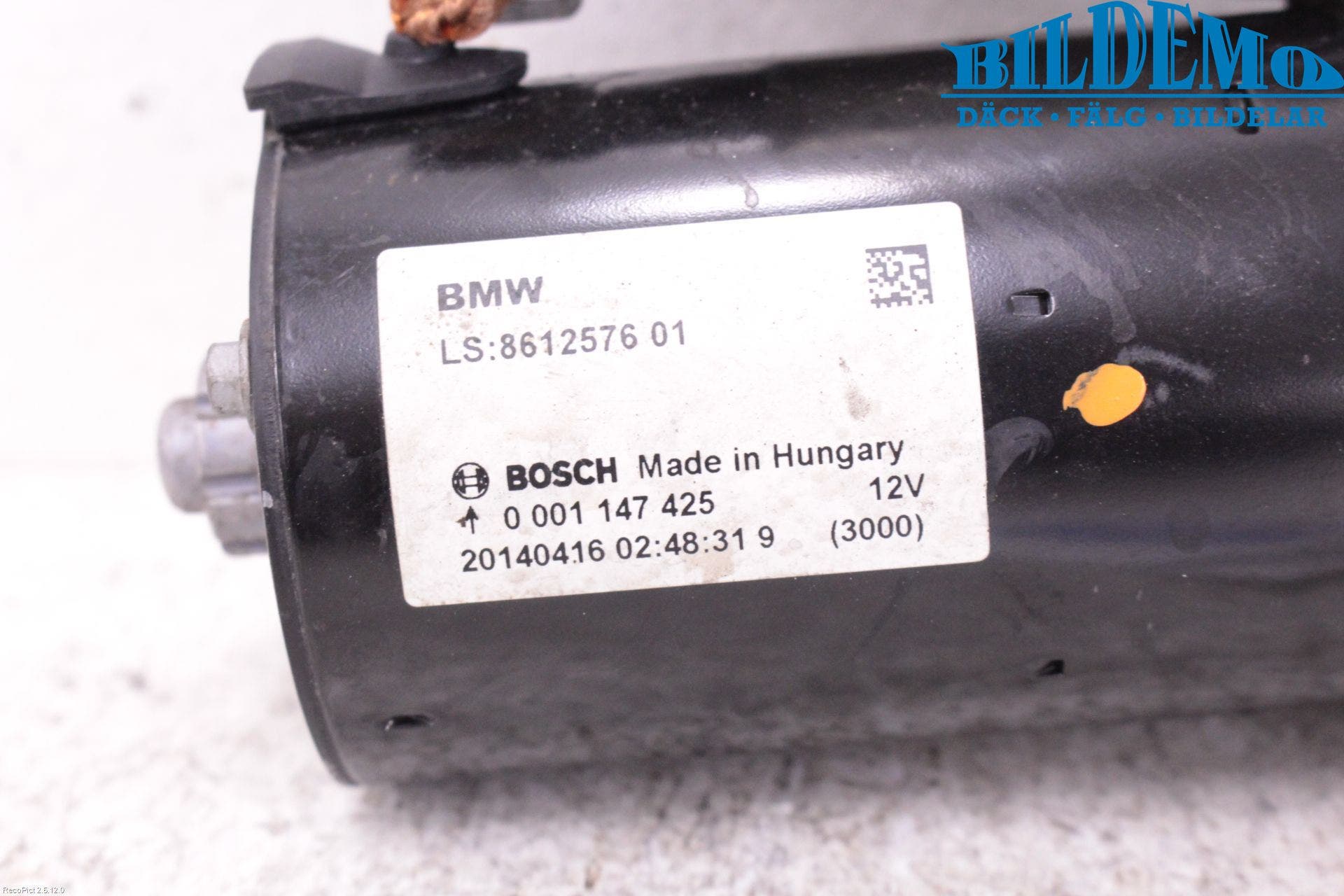 BMW 4 F36 Gran Coupé 14-20 Startmotor