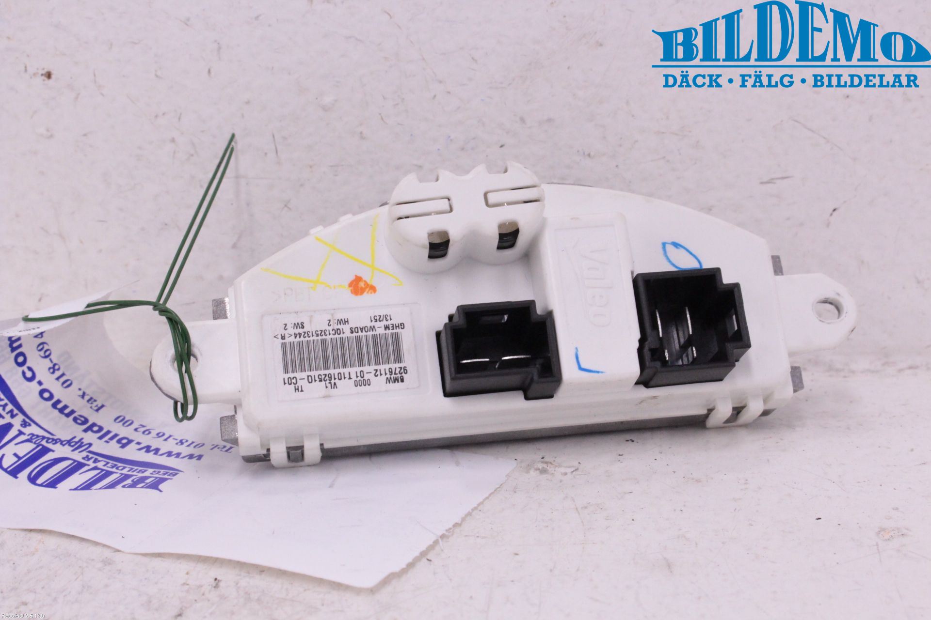 BMW 1 F20/F21 11-19 Värmefläktsmotstånd