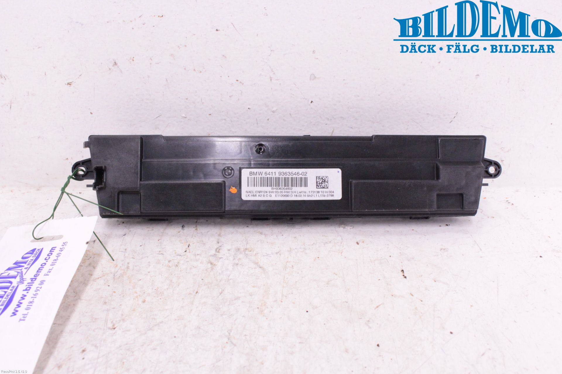 BMW 3 F30/F31/F80 12-19 Ac Styrenhet Ac Manöveren