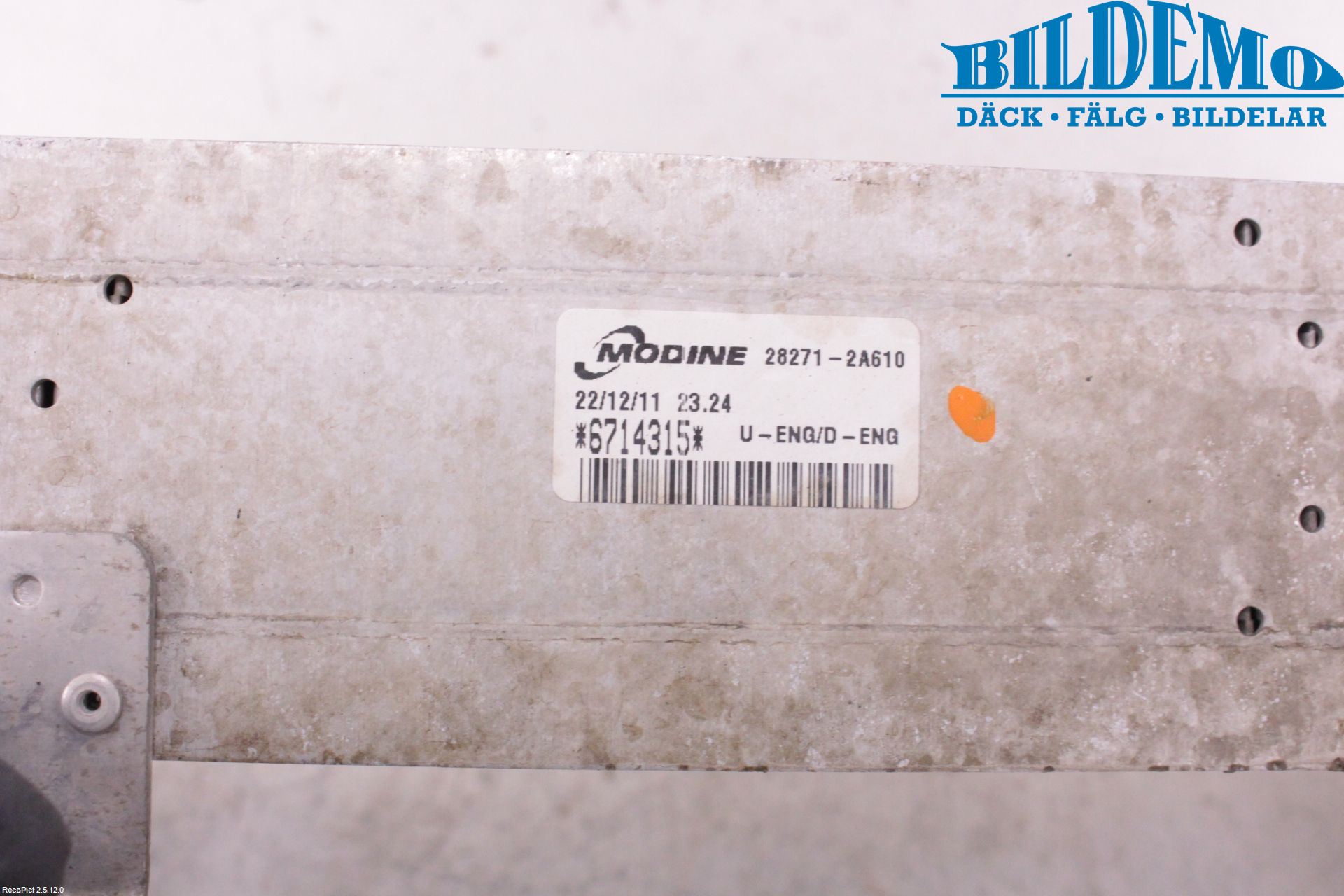 Hyundai i30 FD 07-12 Laddluft-Intercooler Kyl