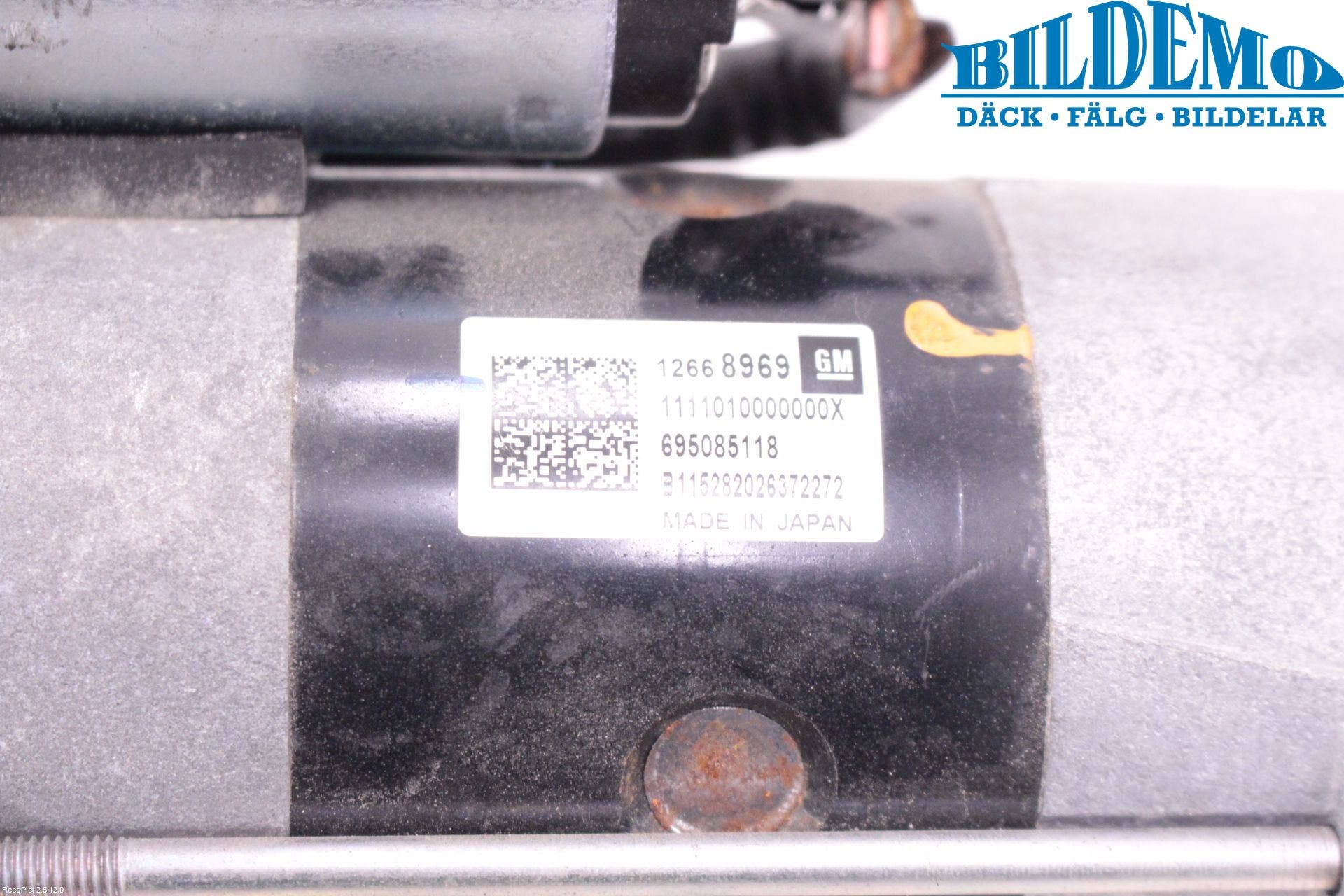 Opel ASTRA K 16-22 Startmotor