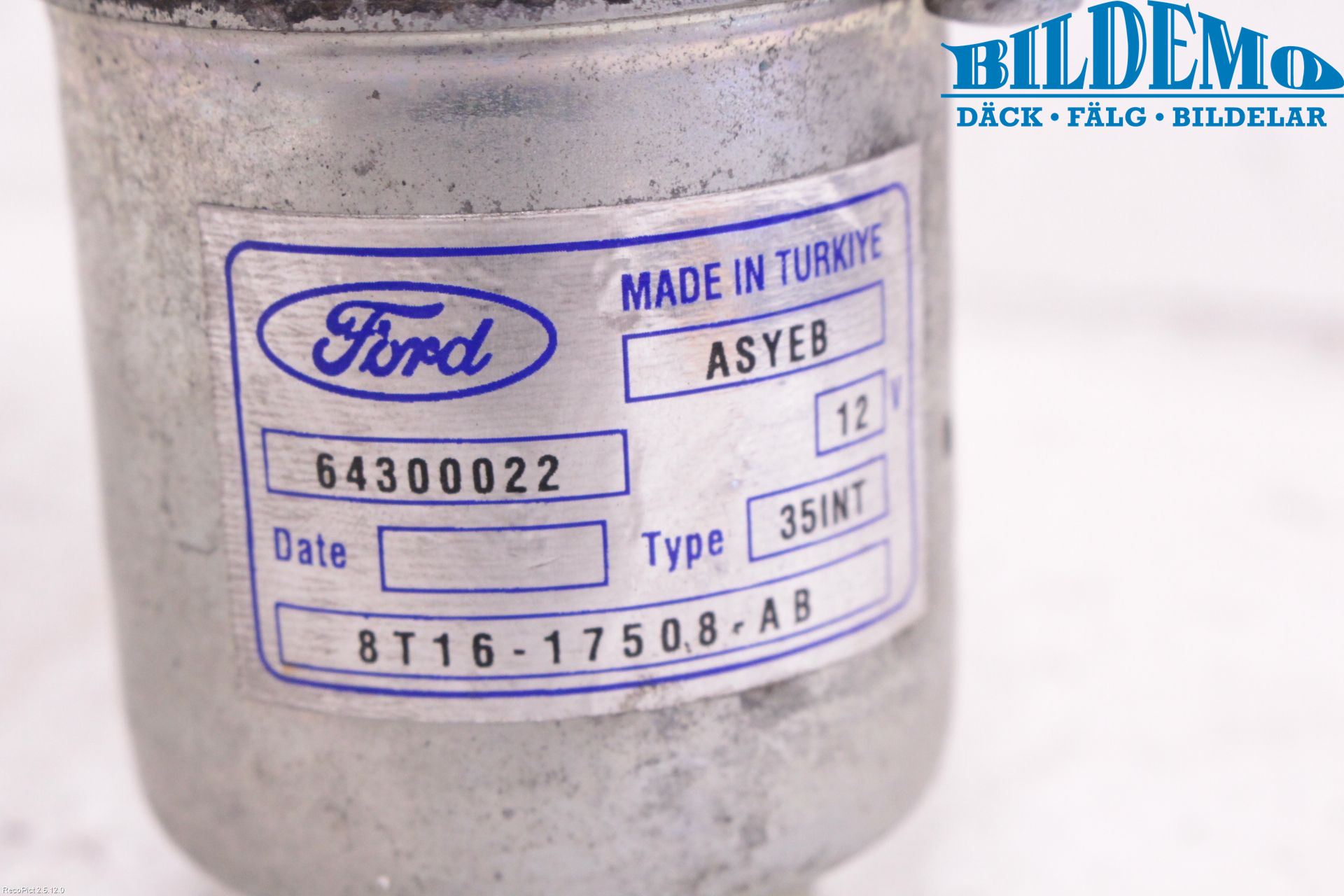 Ford TRANSIT CONNECT 09-13 Torkarmotor Vindruta