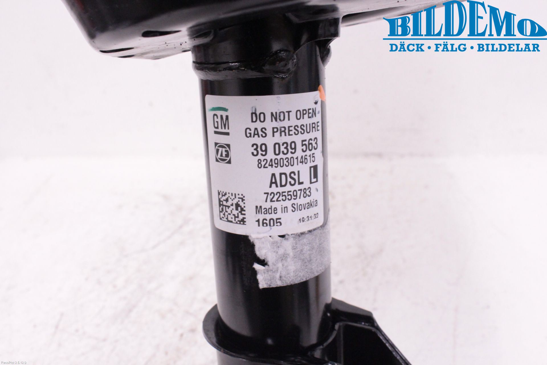 Opel ASTRA K 16-22 Fjäderben Fram Vänster