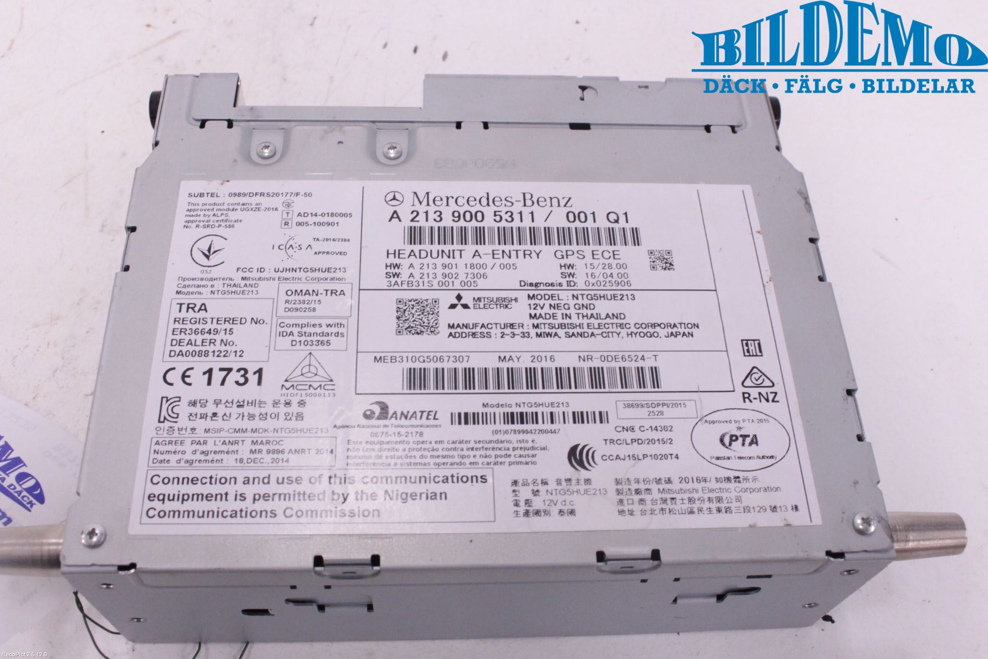 Mercedes-Benz MB E-KLASS (W213) 16-23 Gps Navigator