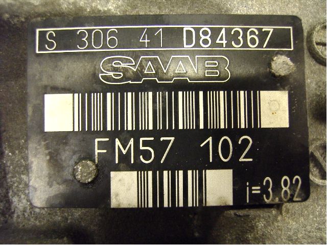 Saab 9-3 VER 2 Växellåda Man 5 Vxl