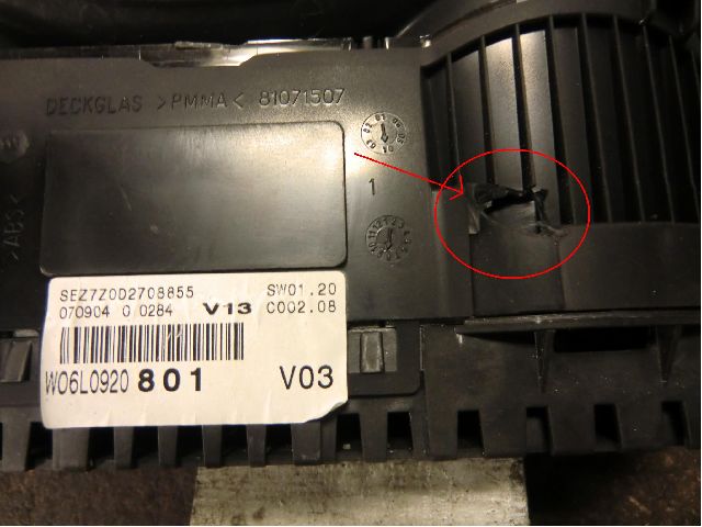 Seat IBIZA III 02-06 Instrument Komb