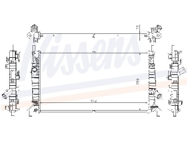Volvo S40 04-07 Kylare Man