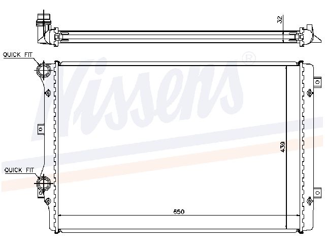 Volkswagen VW PASSAT 05-11 Kylare Man