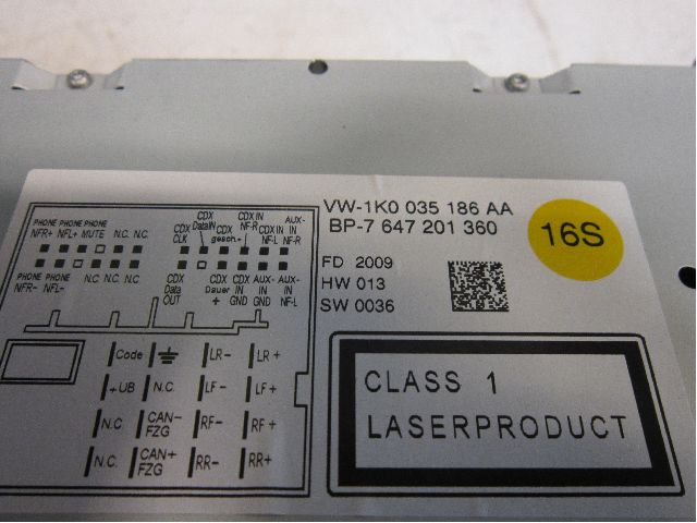 Volkswagen VW PASSAT 05-11 Radio