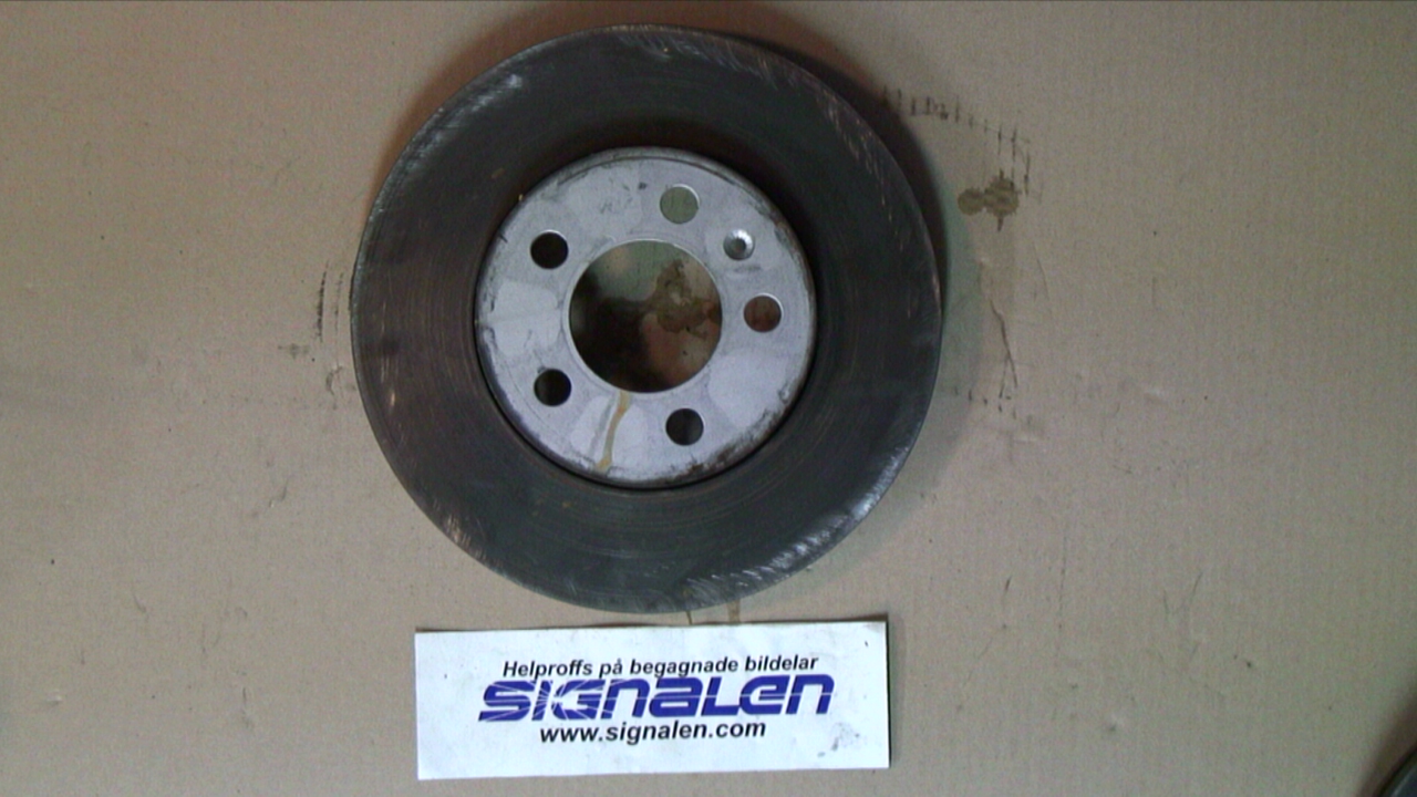 Volkswagen VW POLO 10-17 Bromsskiva Fram