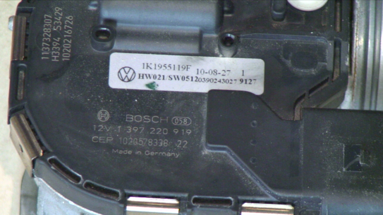 Volkswagen VW GOLF VI 09-13 Torkarmotor Vindruta