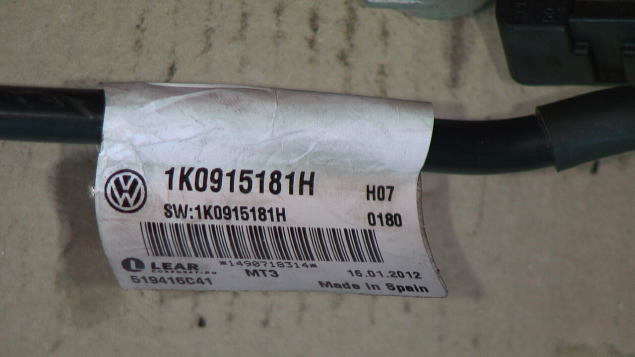 Volkswagen VW PASSAT 11-14 Kabelhärva