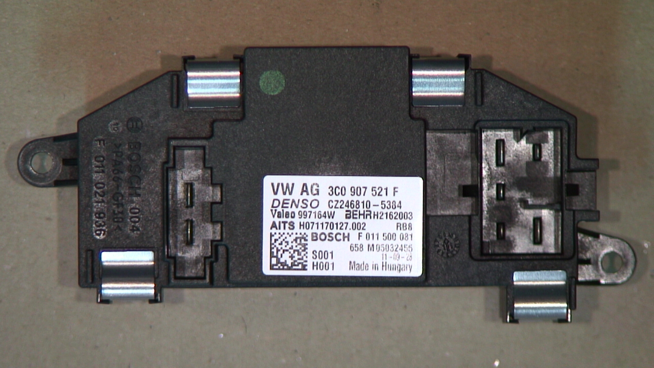 Volkswagen VW PASSAT 11-14 Värmefläktsmotstånd