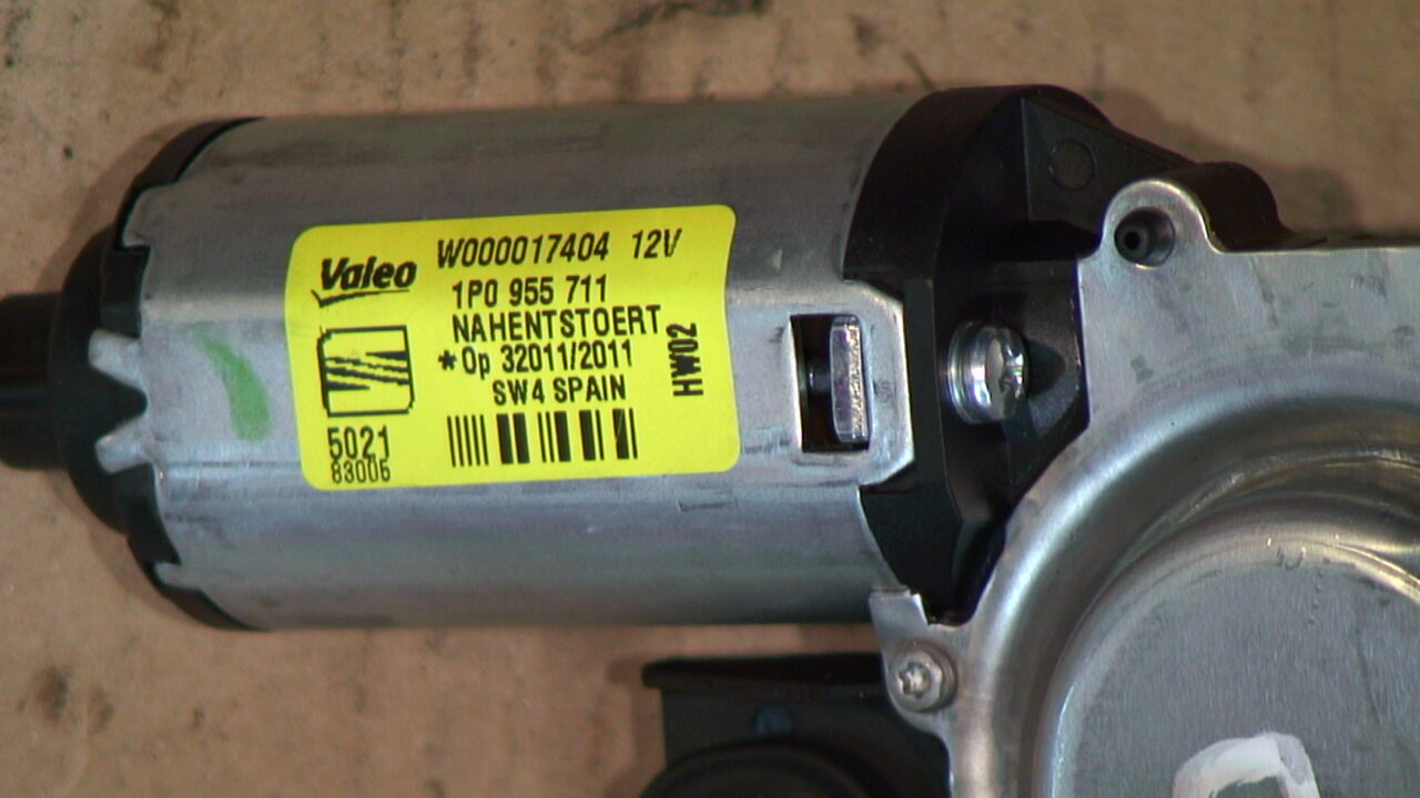 Seat LEON 06-12 Torkarmotor Baklucka