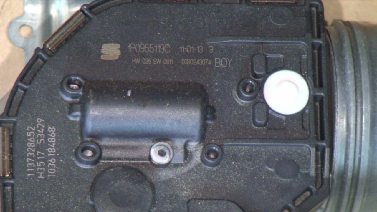 Seat LEON 06-12 Torkarmotor Vindruta