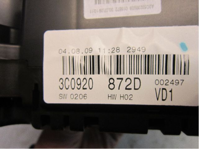 Volkswagen VW PASSAT 05-11 Instrument Komb