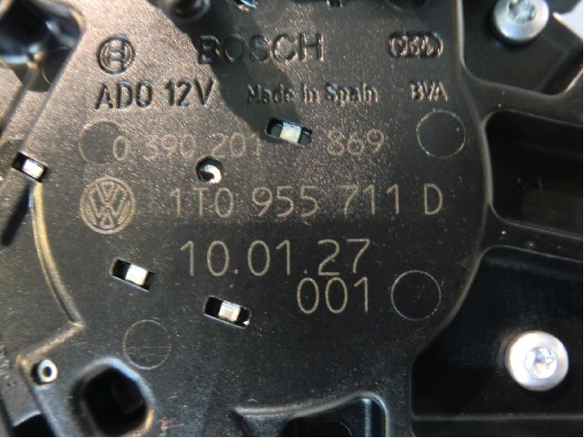 Volkswagen VW TOURAN 03-10 Torkarmotor Baklucka