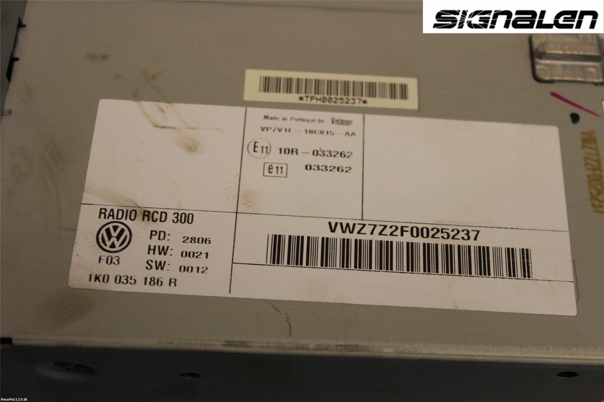 Volkswagen VW PASSAT 05-11 Radio