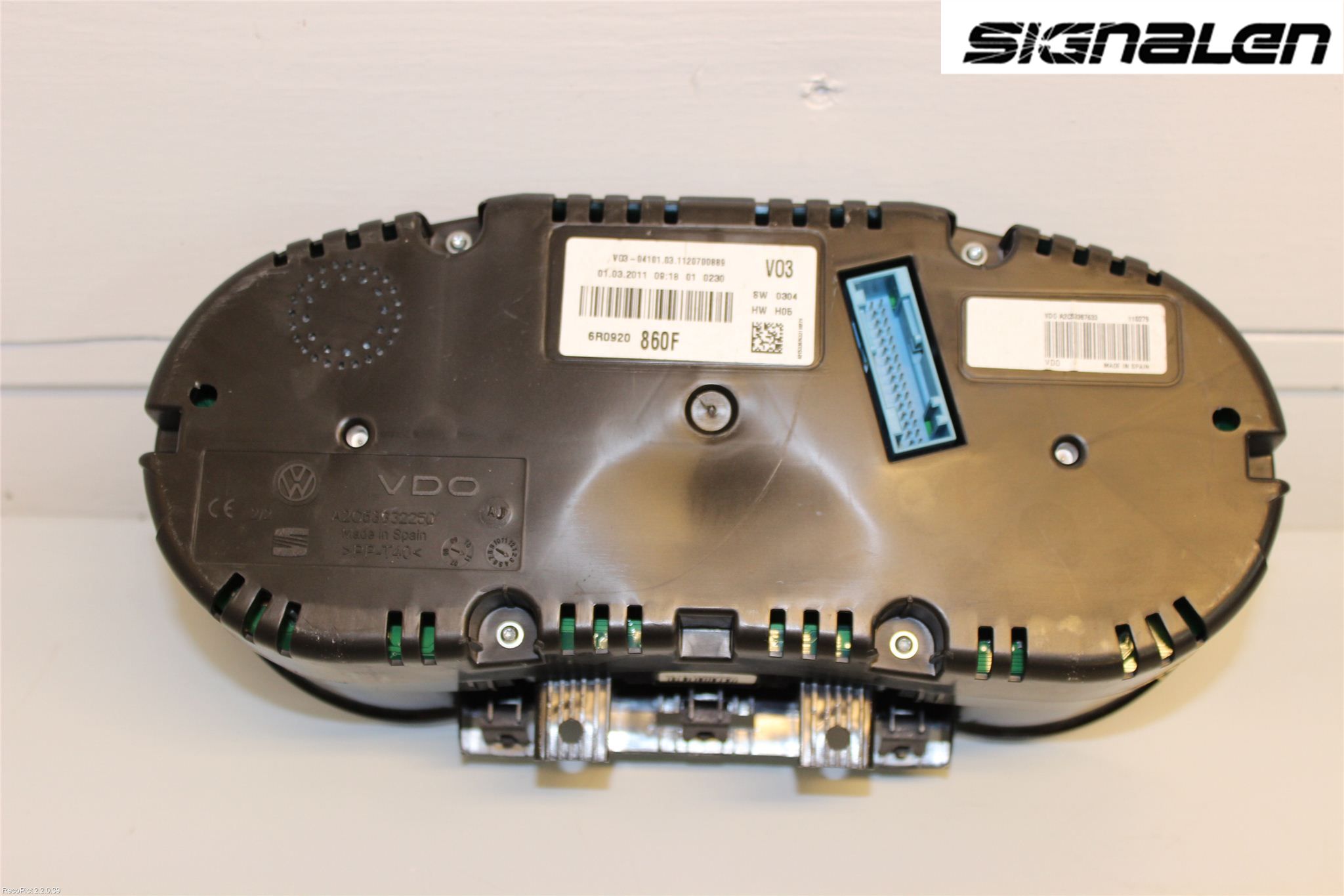 Volkswagen VW POLO 10-17 Instrument Komb
