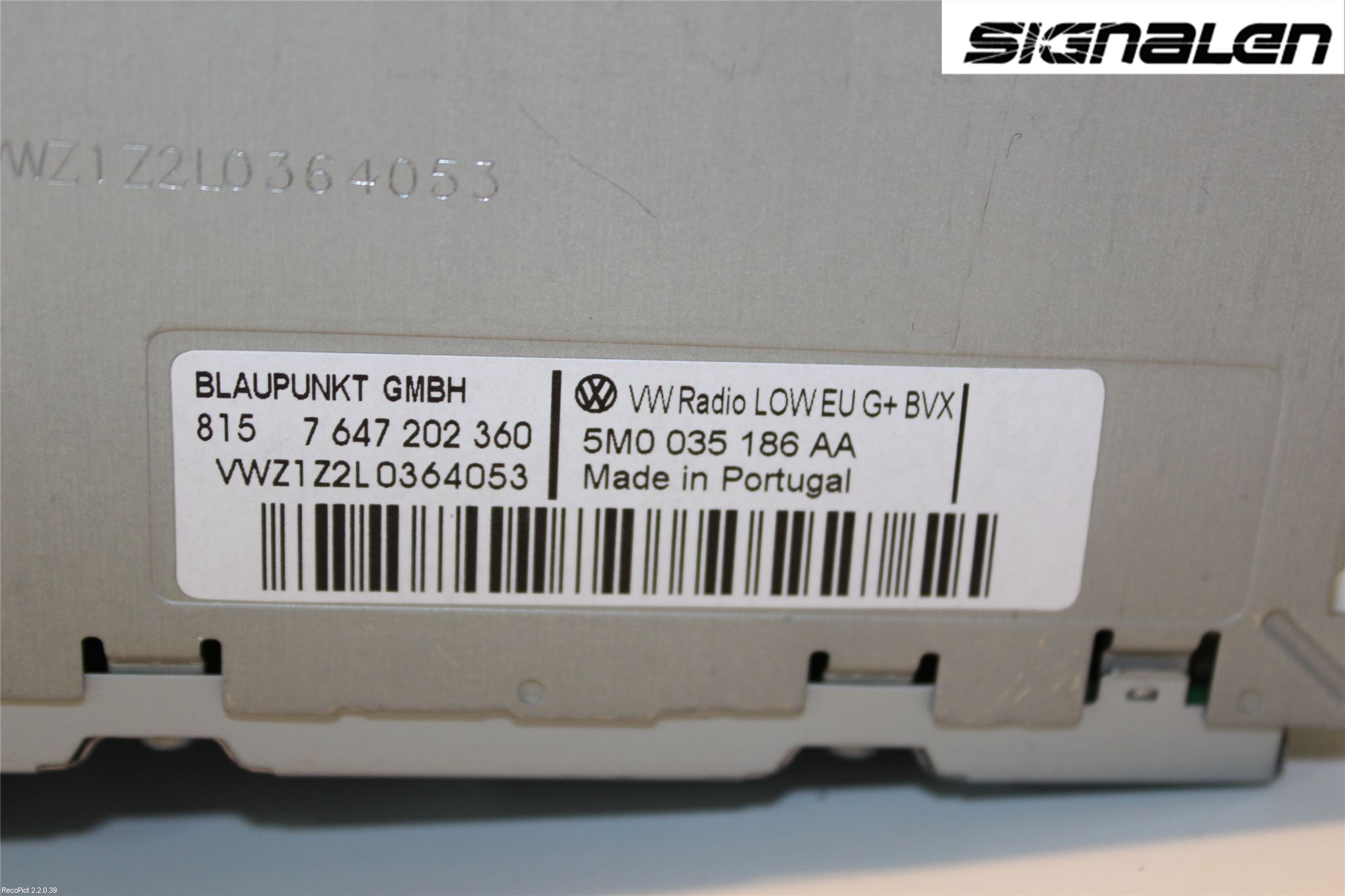Volkswagen VW POLO 10-17 Cd Radio - Multimediapanel