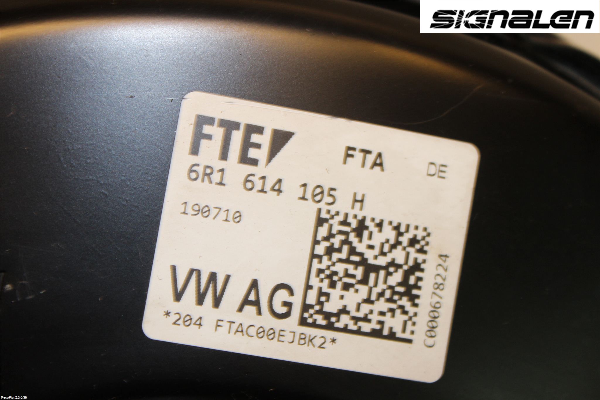 Skoda FABIA 07-14 Bromsservo