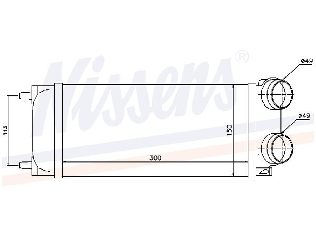 Peugeot 307     05-08 Laddluft-Intercooler Kyl