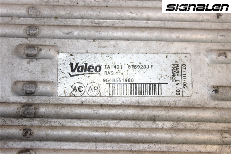 Peugeot 307     05-08 Laddluft-Intercooler Kyl